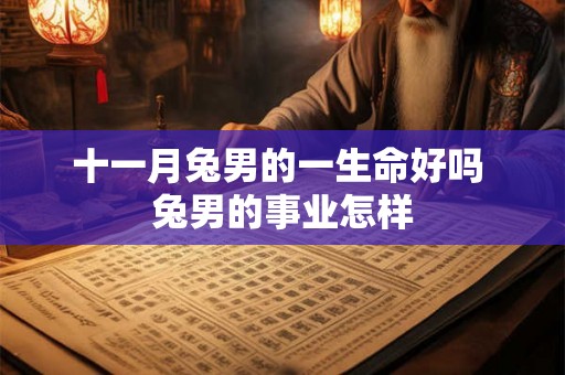 十一月兔男的一生命好吗 兔男的事业怎样