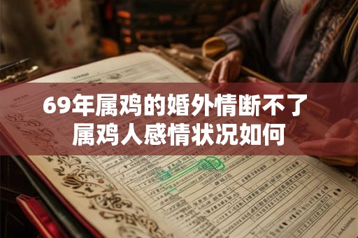 69年属鸡的婚外情断不了 属鸡人感情状况如何
