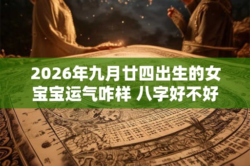 2026年九月廿四出生的女宝宝运气咋样 八字好不好