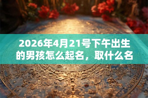2026年4月21号下午出生的男孩怎么起名，取什么名字吉祥？