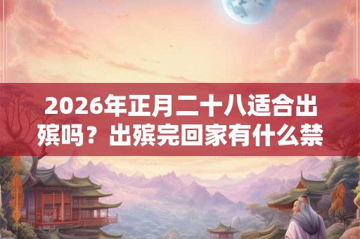 2026年正月二十八适合出殡吗？出殡完回家有什么禁忌？