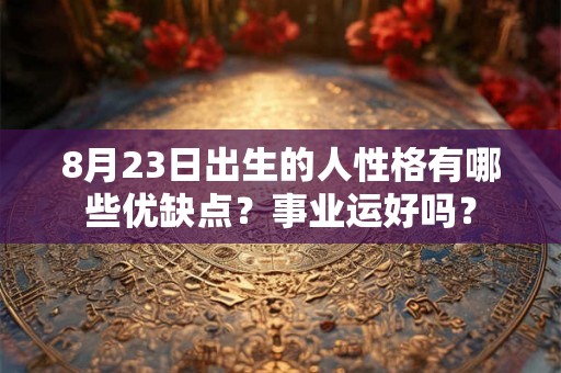 8月23日出生的人性格有哪些优缺点？事业运好吗？