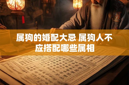 属狗的婚配大忌 属狗人不应搭配哪些属相