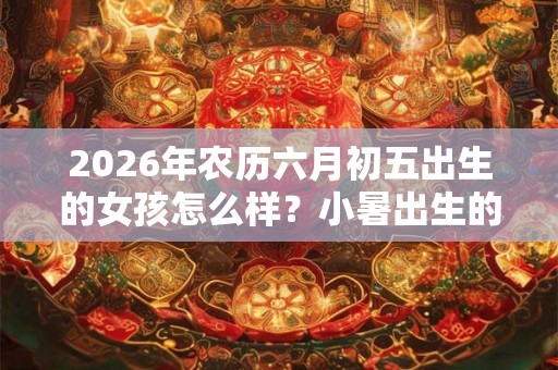 2026年农历六月初五出生的女孩怎么样？小暑出生的女孩好吗？
