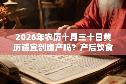 2026年农历十月三十日黄历适宜剖腹产吗？产后饮食禁忌介绍