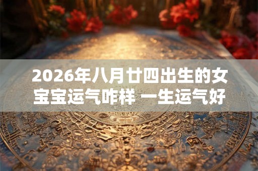 2026年八月廿四出生的女宝宝运气咋样 一生运气好不好