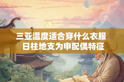 三亚温度适合穿什么衣服  日柱地支为申配偶特征