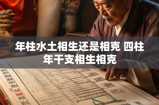 年柱水土相生还是相克 四柱年干支相生相克