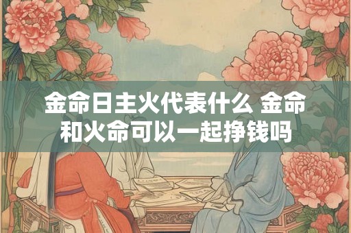 金命日主火代表什么 金命和火命可以一起挣钱吗
