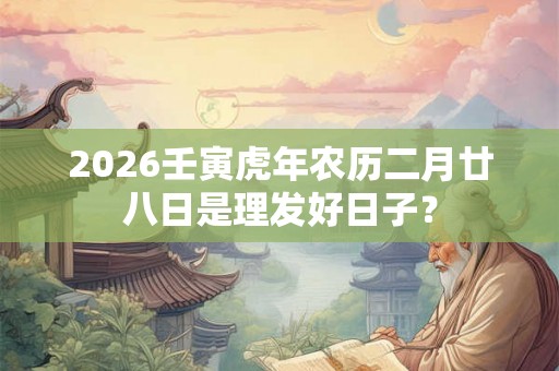 2026壬寅虎年农历二月廿八日是理发好日子？