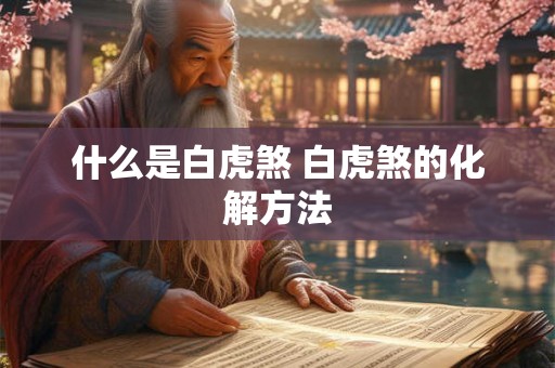 什么是白虎煞 白虎煞的化解方法