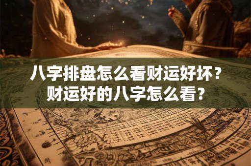 八字排盘怎么看财运好坏?财运好的八字怎么看? 八字排盘怎么看财运好坏?财运好的八字怎么看?