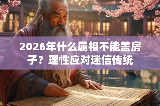 2026年什么属相不能盖房子？理性应对迷信传统