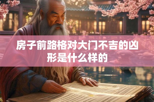 房子前路格对大门不吉的凶形是什么样的