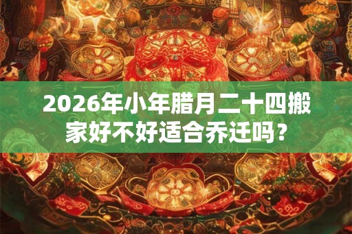 2026年小年腊月二十四搬家好不好适合乔迁吗? 2026年小年腊月二十四搬家好不好适合乔迁吗?