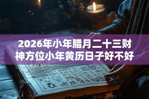 2026年小年腊月二十三财神方位小年黄历日子好不好? 2026年小年腊月二十三财神方位小年黄历日子好不好?