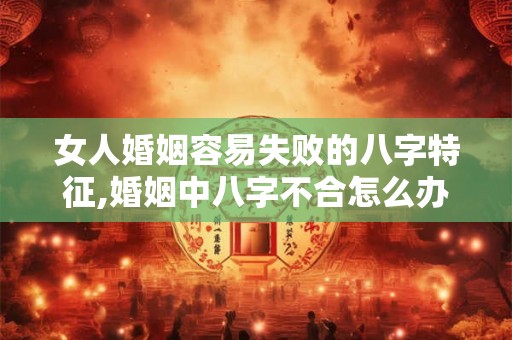 女人婚姻容易失败的八字特征,婚姻中八字不合怎么办？