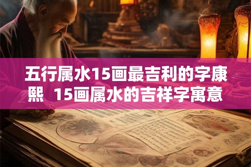 五行属水15画最吉利的字康熙  15画属水的吉祥字寓意