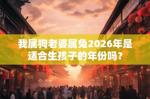 我属狗老婆属兔2026年是适合生孩子的年份吗？