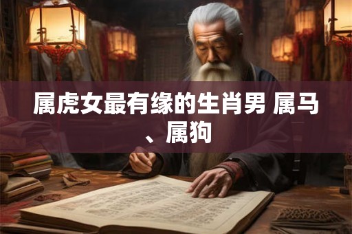 属虎女最有缘的生肖男 属马、属狗 属虎女最有缘的生肖男 属马、属狗