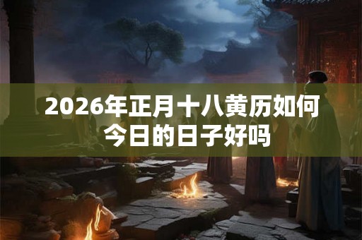 2026年正月十八黄历如何  今日的日子好吗
