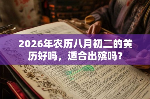 2026年农历八月初二的黄历好吗，适合出殡吗？