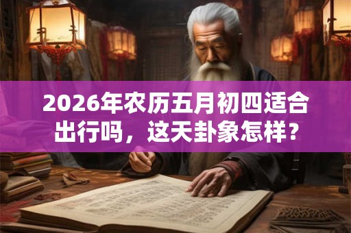 2026年农历五月初四适合出行吗,这天卦象怎样? 2026年农历五月初四适合出行吗,这天卦象怎样?