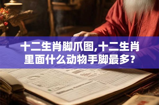 十二生肖脚爪图,十二生肖里面什么动物手脚最多? 十二生肖脚爪图,十二生肖里面什么动物手脚最多?