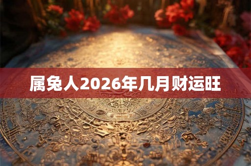 属兔人2026年几月财运旺