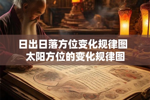日出日落方位变化规律图  太阳方位的变化规律图