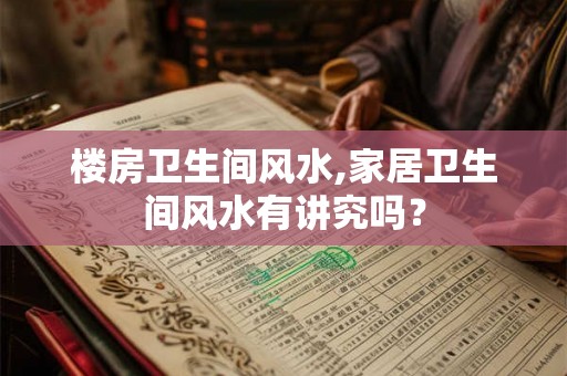 楼房卫生间风水,家居卫生间风水有讲究吗？