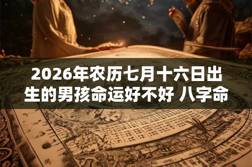 2026年农历七月十六日出生的男孩命运好不好 八字命理分析 2026年农历七月十六日出生的男孩命运好不好 八字命理分析