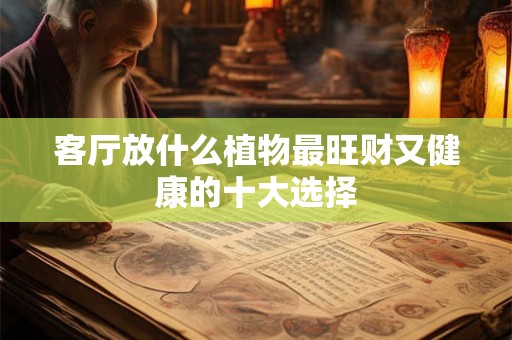 客厅放什么植物最旺财又健康的十大选择