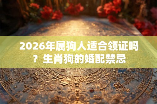 2026年属狗人适合领证吗？生肖狗的婚配禁忌