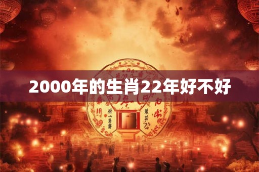 2000年的生肖22年好不好