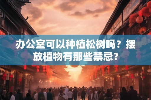 办公室可以种植松树吗？摆放植物有那些禁忌？