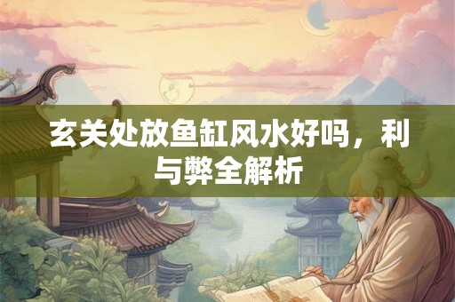 玄关处放鱼缸风水好吗，利与弊全解析