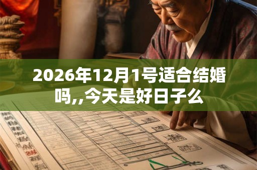 2026年12月1号适合结婚吗,,今天是好日子么