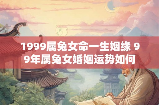 1999属兔女命一生姻缘 99年属兔女婚姻运势如何