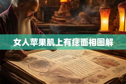 女人苹果肌上有痣面相图解
