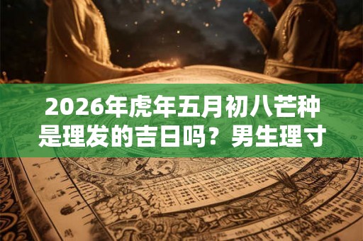 2026年虎年五月初八芒种是理发的吉日吗？男生理寸头技巧
