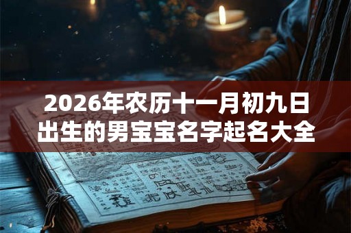 2026年农历十一月初九日出生的男宝宝名字起名大全 2026年农历十一月初九日出生的男宝宝名字起名大全
