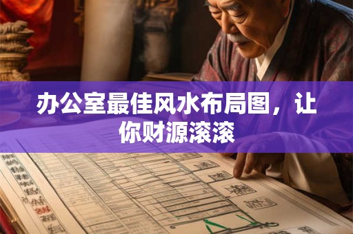 办公室最佳风水布局图，让你财源滚滚