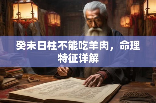 癸未日柱不能吃羊肉，命理特征详解