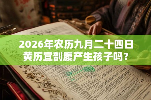 2026年农历九月二十四日黄历宜剖腹产生孩子吗？