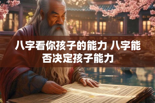 八字看你孩子的能力 八字能否决定孩子能力 八字看你孩子的能力 八字能否决定孩子能力