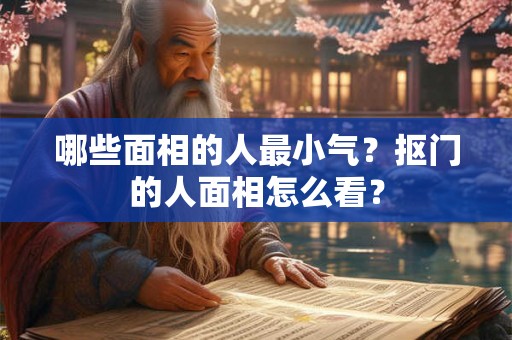 哪些面相的人最小气？抠门的人面相怎么看？