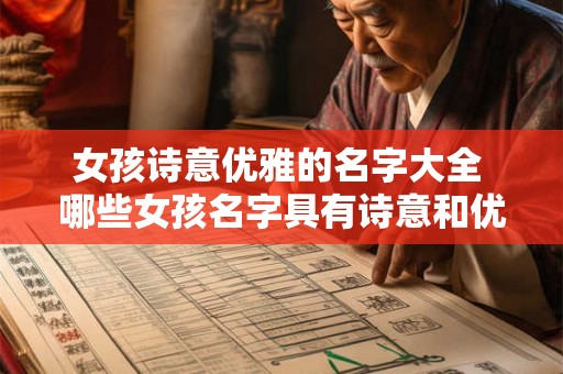 女孩诗意优雅的名字大全 哪些女孩名字具有诗意和优雅