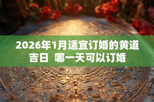 2026年1月适宜订婚的黄道吉日 哪一天可以订婚 2026年1月适宜订婚的黄道吉日 哪一天可以订婚