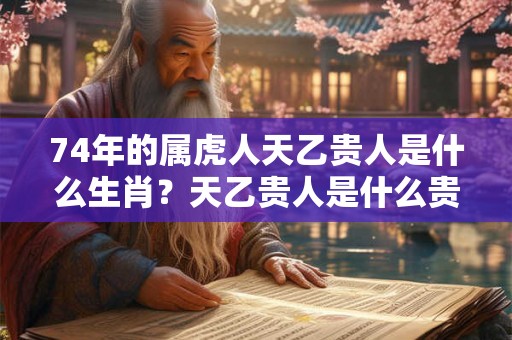 74年的属虎人天乙贵人是什么生肖?天乙贵人是什么贵人? 74年的属虎人天乙贵人是什么生肖?天乙贵人是什么贵人?